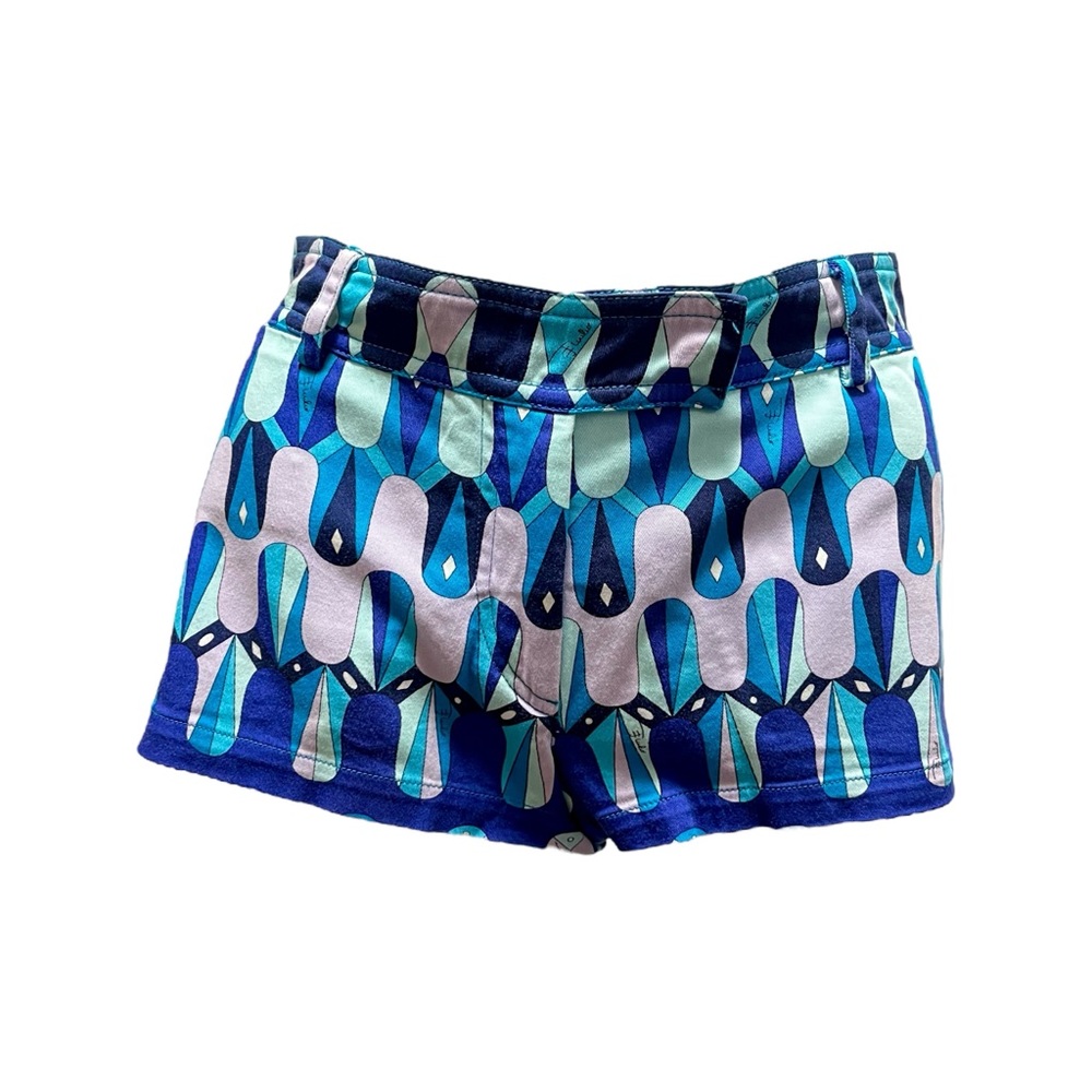 Auth Emilio Pucci Patterned Shorts